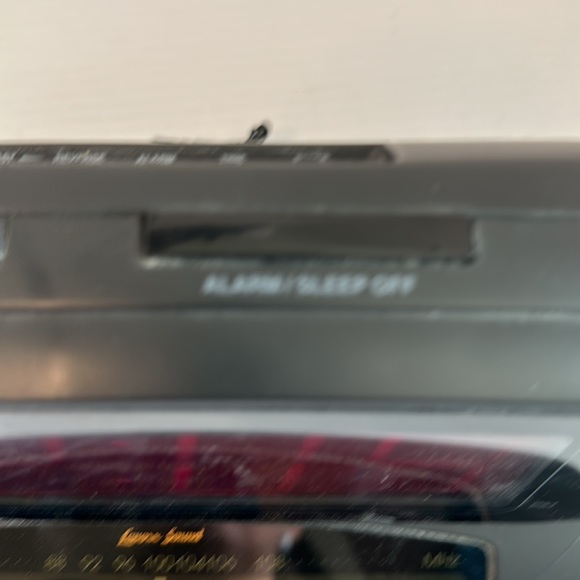 Black Lennox Sound Alarm Clock AM FM Radio CR-773 Digital w/ Large Display - Picture 4 of 8